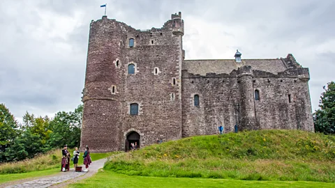 Amanda Ruggeri Doune Castle, which was featured in the television show Outlander, is one attraction seeing a tourism bump (Credit: Amanda Ruggeri)