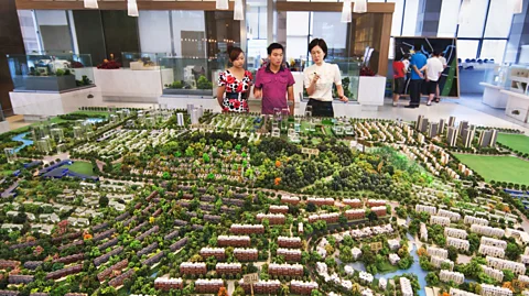 Getty Images The controversial EB-5 visa programme in the US allows people to invest in real estate projects in exchange for a fast-tracked green card application (Credit: Getty Images)