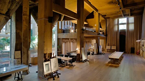 Forgemind Archimedia/Flickr/CC BY 2.0 RBTA’s offices are contained within abandoned concrete silos (Credit: Forgemind Archimedia/Flickr/CC BY 2.0)