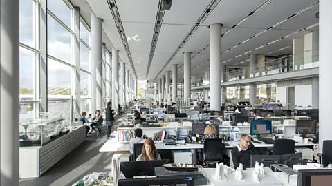 Nigel Young/Foster + Partners Foster and Partners’ head office: no bean bags, but plenty of light and space (Credit: Nigel Young/Foster + Partners)