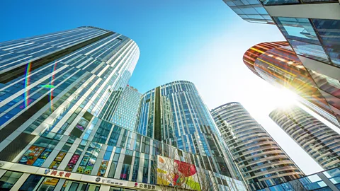 Andy Brandl/Getty Images Affordable rooms can be found in Beijing’s trendy Sanlitun district (Credit: Andy Brandl/Getty Images)