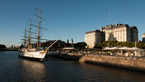 Panoramic Images/Getty Images Puerto Madero offers a laid-back Euro-Latin vibe on the waterfront (Credit: Panoramic Images/Getty Images)