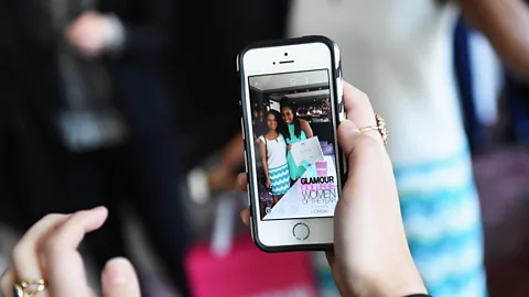 Getty Images Geofilters add an extra layer of location-based graphics to Snapchat photos (Credit: Getty Images)