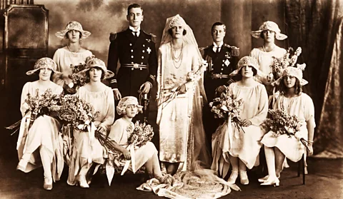 Getty Images Posing for snaps on the big day is nothing new – but pouting, posting and platforms have added a new dimension (Credit: Getty Images)