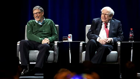 Getty Images Bill Gates and Warren Buffett, two of the world's richest men, have days with nothing scheduled to allow for sitting and thinking (Credit: Getty Images)