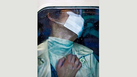 Michael Wolf, Courtesy of Flowers Gallery Tokyo Compression #70, 2010 (Credit: Michael Wolf, Courtesy of Flowers Gallery)