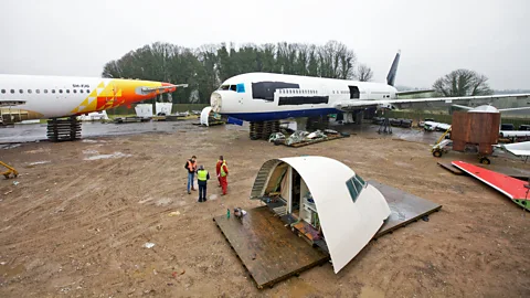 Richard Gray Once the planes arrive, Air Salvage International gets to work on dismantling them (Credit: Richard Gray)