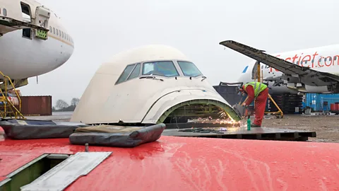Howard Timberlake Engineers take each plane apart piece by piece (Credit: Richard Gray)