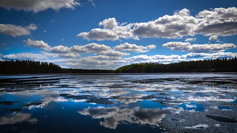 Sarah Gibbons Ice lingers on Hossa’s lakes until the early summer months (Credit: Sarah Gibbons)