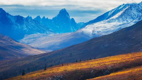 Robert Postma/Design Pics/Alamy Yukon, fall, mountains