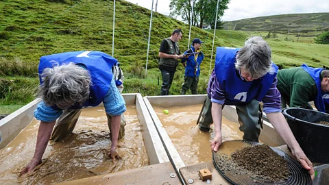 Andrew Wilson/Alamy Gold, panning