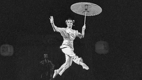 TASS Olga Lepeshinskaya dances in a production of The Red Poppy staged at the Bolshoi Theatre, shortly after being named a People’s Artist of the USSR in 1951 (Credit: TASS)