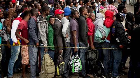 Getty Images Mass migration of refugees fleeing harsh climates, political turmoil and more strains resources in already crowded regions (Credit: Getty Images)