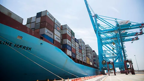 Getty Images The attack affected the shipping company Maersk (Credit: Getty Images)