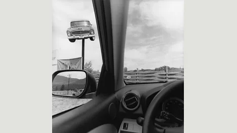 Lee Friedlander Lee Friedlander used parts of the vehicle, such as the windscreen or the front window frames, as devices to structure his compositions (Credit: Lee Friedlander)