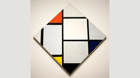 Alamy Mondrian stipulated some of his paintings should be rotated to unusual angles, as in Tableau No 4, Lozenge Composition (Credit: Alamy)