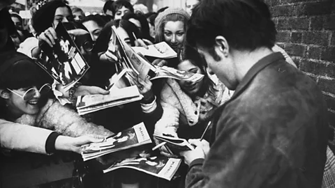 Getty Images The Graduate made a star of Dustin Hoffmann, shown here mobbed by fans in 1969, two years after its release (Credit: Getty Images)