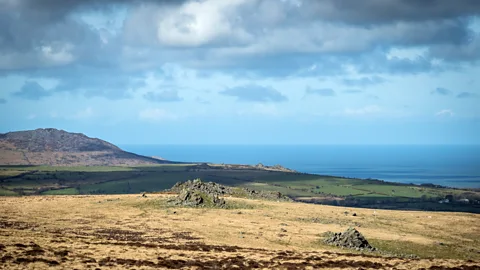 Vivien Cumming Outcrops of rock in the Presili hills, Wales (Credit: Vivien Cumming)
