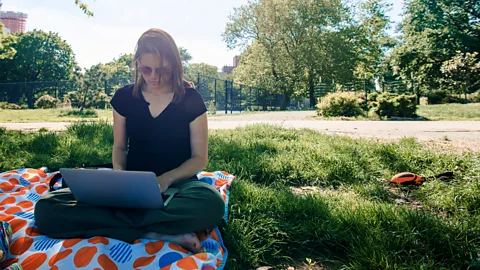 Getty Images Working somewhere outside the office – if you can – can be a small step to enjoying your job more (Credit: Getty Images)