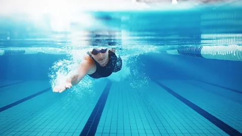 Getty Images Going for a swim can be a good way of letting your mind become idle and wander in unexpected directions (Credit: Getty Images)