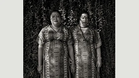 Shahria Sharmin Poppy (47, left) and Kesri (45, right) left their families years ago, but they have found a friendship that is close to replacing unconditional love (Credit: Shahria Sharmin)