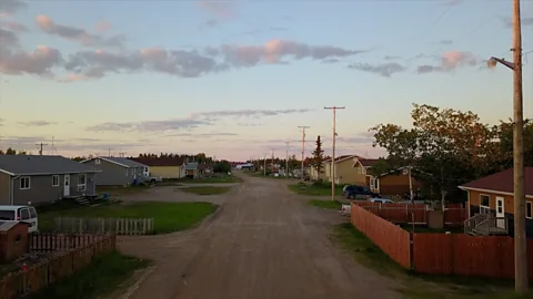 Eliana Alvarez Martinez Houses along the main street in Ilford, Manitoba, Canada (Credit: Eliana Alvarez Martinez)