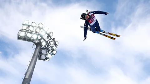 Getty Images US freestyle skier Emily Cook uses mental imagery to visualise each twist and turn of her jumps (Credit: Getty Images)