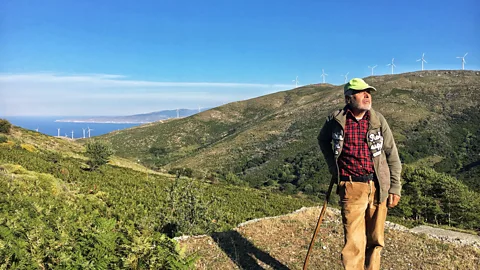 Eliot Stein Panagiotis Skopelitis is one of only 37 people left in Antia (Credit: Eliot Stein)