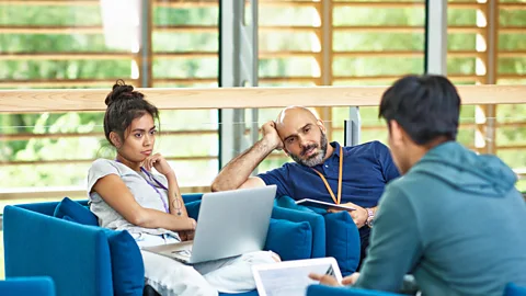 Getty Images Showing off and acting like a know-it-all are sure-fire ways to rub your new colleagues the wrong way (Credit: Getty Images)