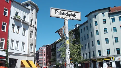 Shotshop GmbH/Alamy Jokes using compound words, such as this one, meaning ‘embarrassing place’, are hard for foreigners to understand (Credit: Shotshop GmbH/Alamy)