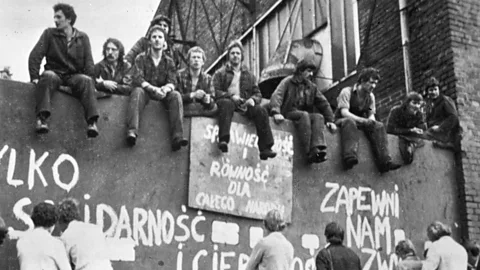 SPUTNIK / Alamy The strike’s initial push for a wage increase evolved into wider demands for freedom of speech and the release of political prisoners (Credit: SPUTNIK / Alamy)