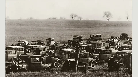 Walker Evans Archive, The Metropolitan Museum of Art Joe’s Auto Graveyard represents one of Evans’ favourite subjects – the junkyard (Credit: Walker Evans Archive, The Metropolitan Museum of Art)