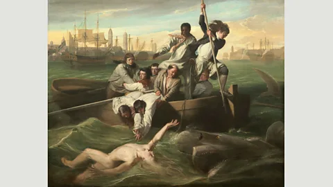 Ferdinand Lammot Belin Fund Watson and the Shark, 1778 forever fixed the shark in the collective psyche as a force of primal power (Credit: Ferdinand Lammot Belin Fund)