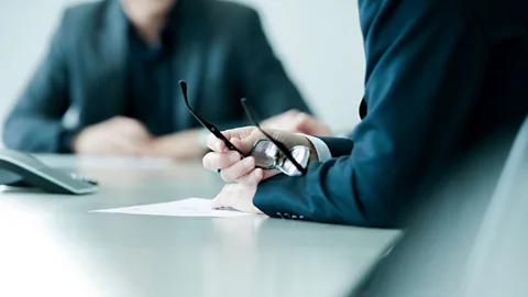 Getty Images Time to triple-check your CV: 37% of UK employers were dissatisfied with standards of literacy and use of English among college and school leavers (Credit: Getty Images)