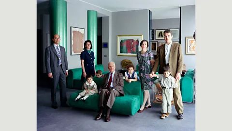 Thomas Struth Gursky’s peers include Thomas Ruff and Thomas Struth, whose photograph The Consolandi Family is pictured (Credit: Thomas Struth)