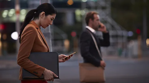 Getty Images While employees slip personal online activities into their work time, their work may also be encroaching on their personal lives (Credit: Getty Images)