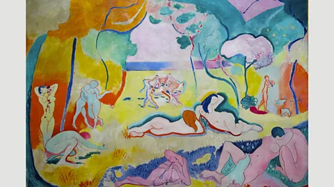 Alamy Matisse painted Le Bonheur de Vivre, a fantasy of a back-to-nature milieu, the year he bought the Vili figurine (Credit: Alamy)