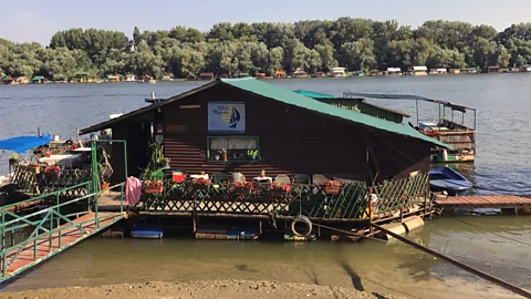 Kristin Vuković Gita Caruso's splav only closes when the last guest leaves (Credit: Kristin Vuković)