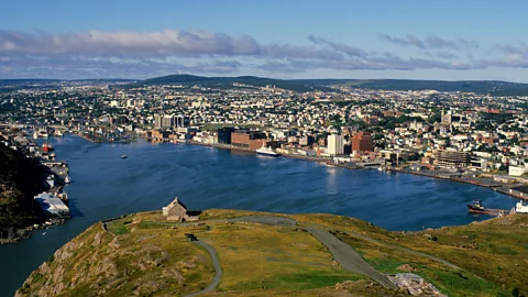 Wolfgang Kaehler/Contributor/Getty Images Signal Hill is not the most eastern point in North America, but it’s protected from North Atlantic (Credit: Wolfgang Kaehler/Contributor/Getty Images)