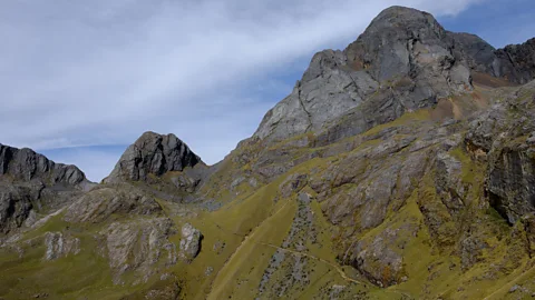 Kevin Floerke View of the Qhapaq Ñan Inca road in the Andes in Peru (Credit: Kevin Floerke)