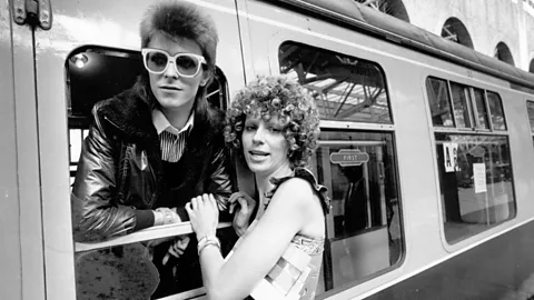 Smith/Express/Getty Images Bowie created his Ziggy Stardust character, a persona that his fans adored, in partnership with his wife at the time, Angie (Credit: Smith/Express/Getty)