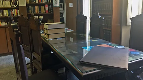 Suzanne Cope Ada and Piero Gobetti’s library now houses some of the only remaining feminist leaflets circulated during the war (Credit: Suzanne Cope)