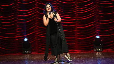 Netflix Aditi Mittal was the first Indian woman to have her own Netflix special and is working on another stand-up show now called Global Village Idiot (Credit: Netflix)