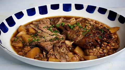 The Washington Post/Getty Images Adheira de Mirandela is often used in the Jewish Sabbath bean stew, cholent (Credit: The Washington Post/Getty Images)