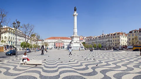 Jose Elias/Lusoimages/Getty Images Rossio Square was used as execution grounds during the Spanish Inquisition (Credit: Jose Elias/Lusoimages/Getty Images)