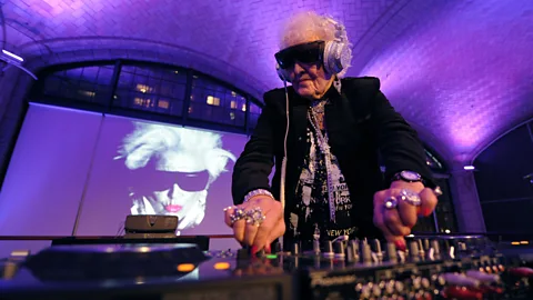 Getty Images Age ain't nothin' but a number for Ruth Flowers, known by her stage name as DJ Mamy Rock, who is 69 and still bringing down the house (Credit: Getty Images)