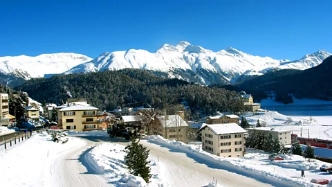 Diana Tonner Photos/Getty Images A bet between a Swiss hotelier and English holidaymakers led to St Moritz becoming a year-round destination (Credit: Diana Tonner Photos/Getty Images)