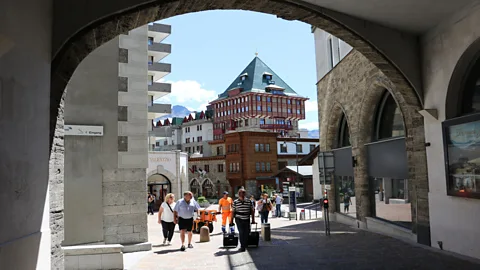Mike MacEacheran St Moritz was home to Switzerland’s first electric light and streetlight (Credit: Mike MacEacheran)