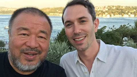 Ai Weiwei The famous artist is always being asked to take selfies with the public, which he insists on taking himself (Credit: Ai Weiwei)
