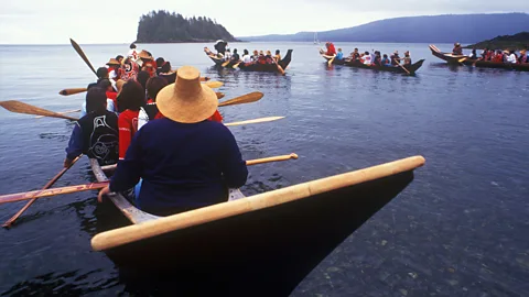 David Nunuk/Alamy Haida Gwaii, British Columbia, Canada, Canoe, Island, First Nation
